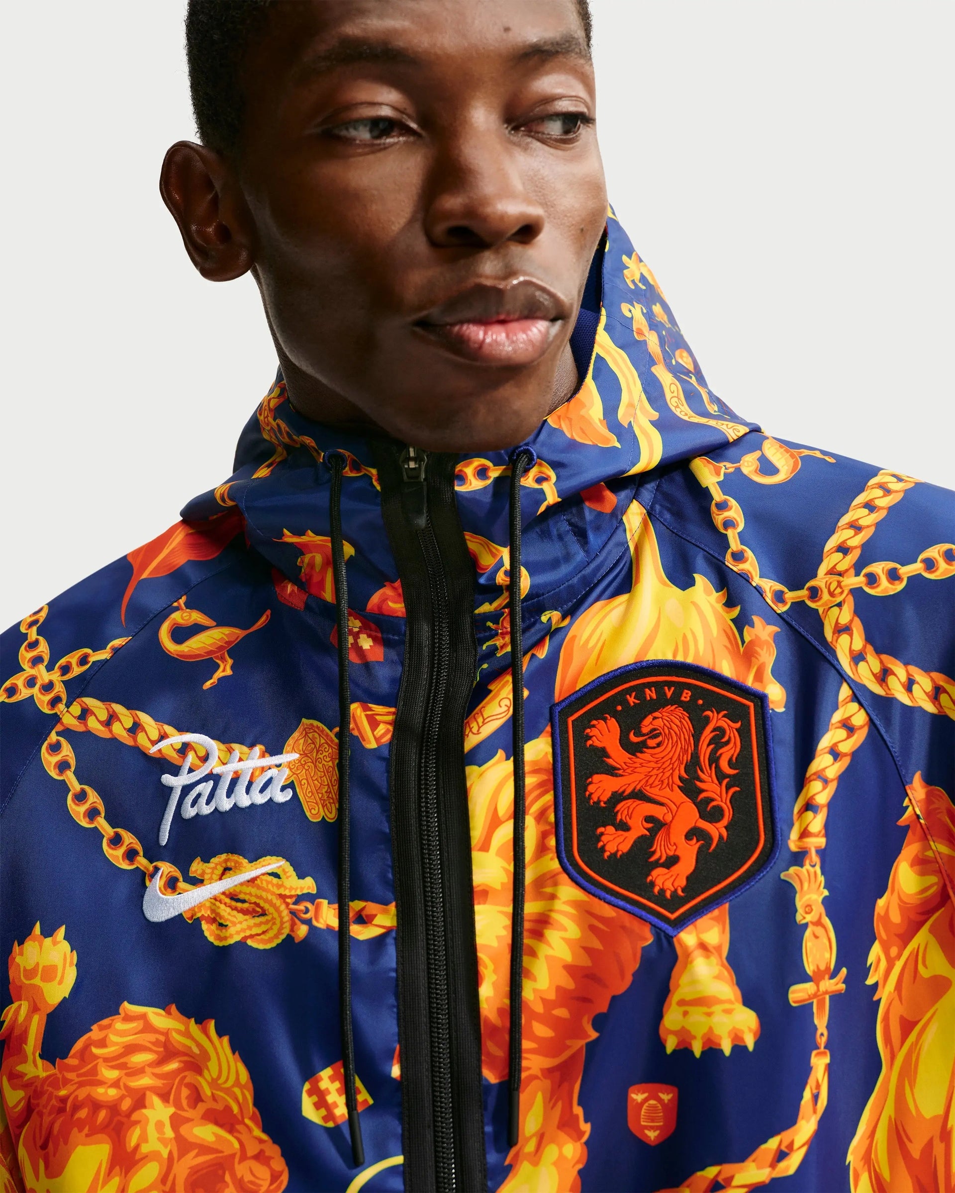 Patta x Nike KNVB Anthem Jacket (Deep Royal/Orange) Nike
