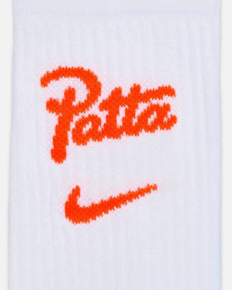Patta x Nike KNVB Crew Socks 2-pack (White-Hyper Crimson/Hyper Crimson-White) Nike