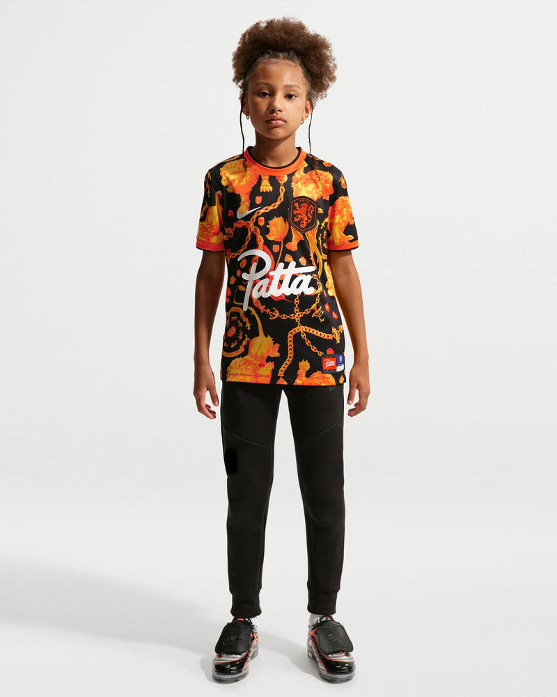 Patta x Nike KNVB Pre-Match Jersey Kids (Black/Orange) Nike