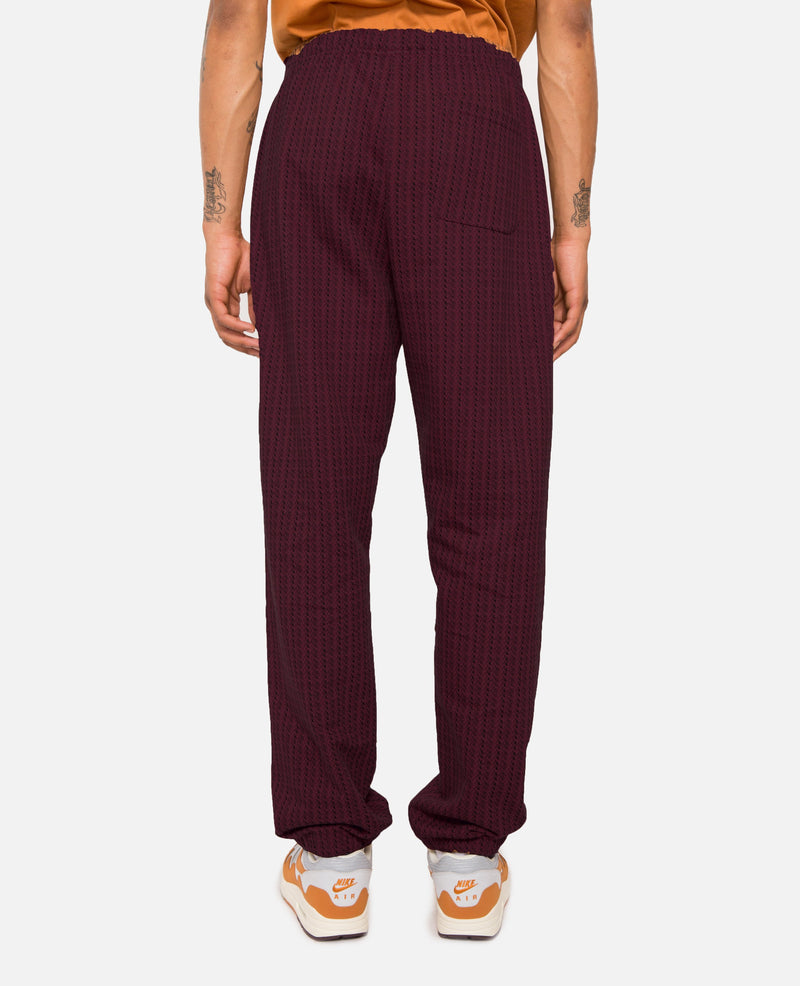 Patta Wave Three Allover Print Jogging Pants (Rush Maroon)