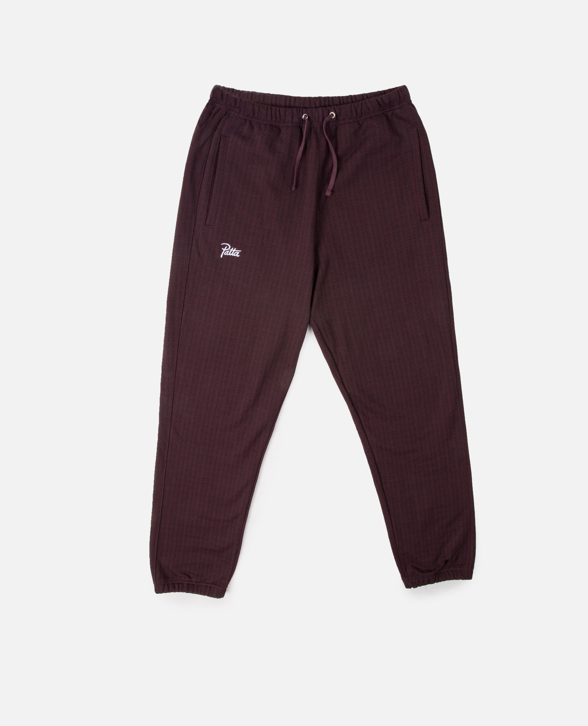 Patta Wave Three Allover Print Jogging Pants (Rush Maroon)